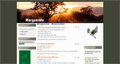 Desktop Screenshot of morgenroete.eu